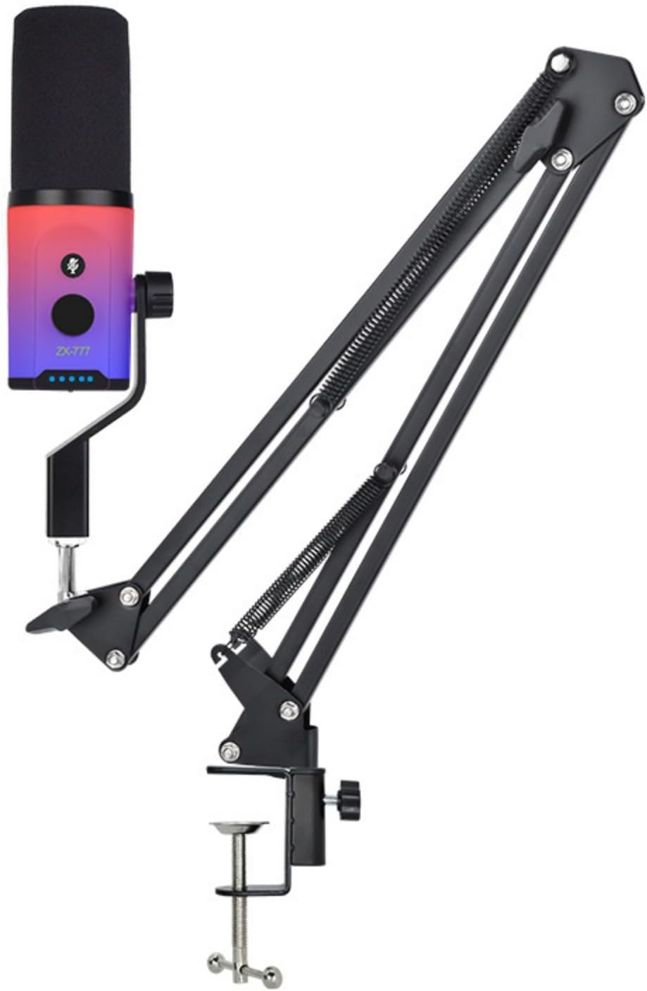 PC-PRO専用 カスタマイズ可能なカラーライトを備えたUSBストリーミングマイクは